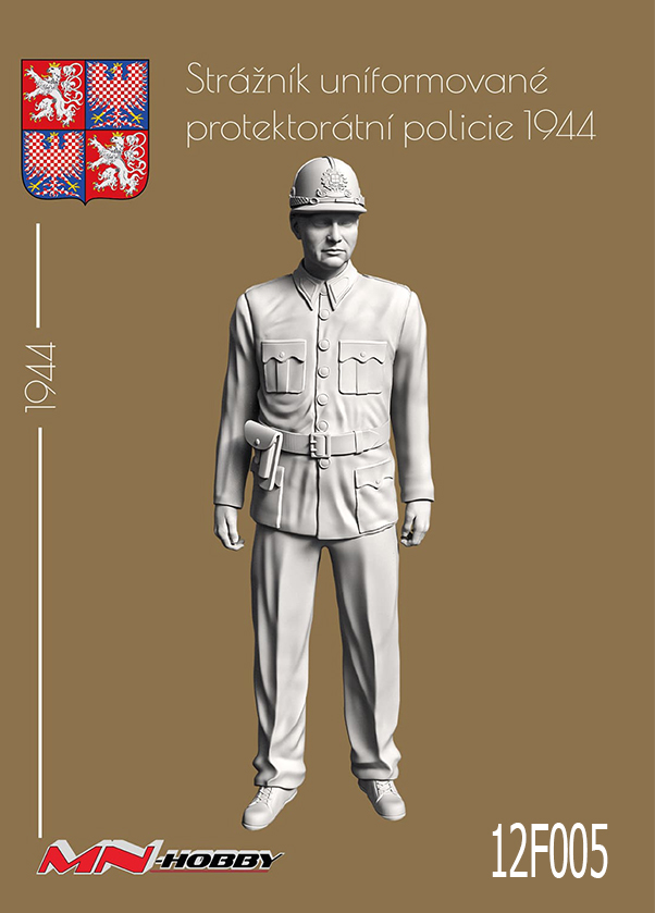 1:12 Strážník uniformované protektorátní policie 1944