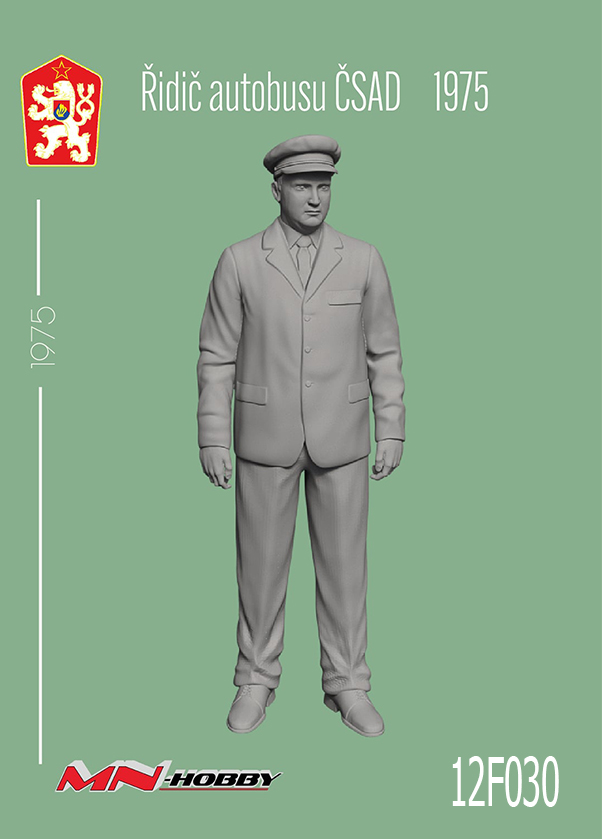1:12 Řidič autobusu ČSAD 1975