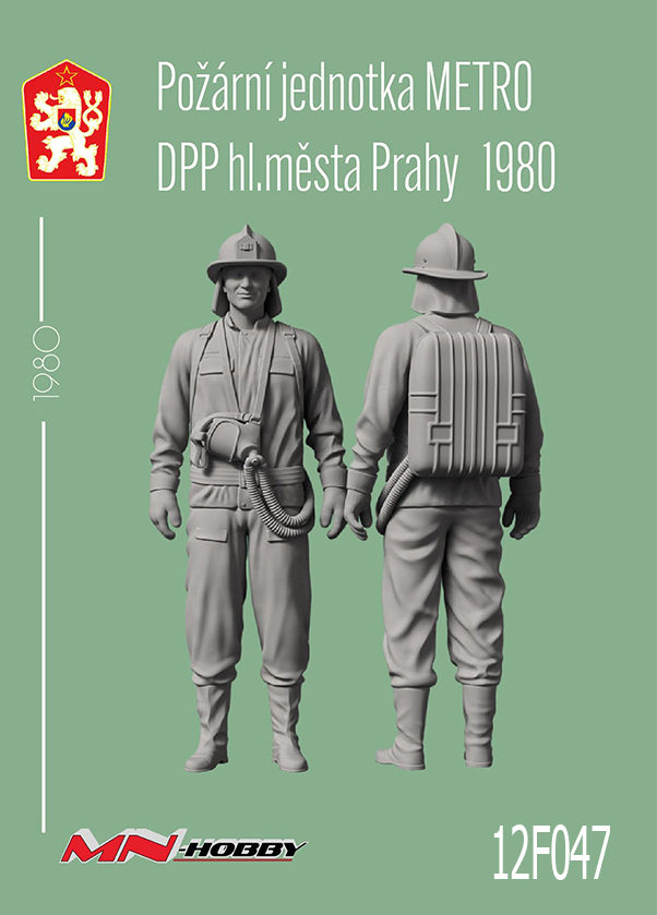 1:12 Požární jednotka Metro DPP Praha 1980