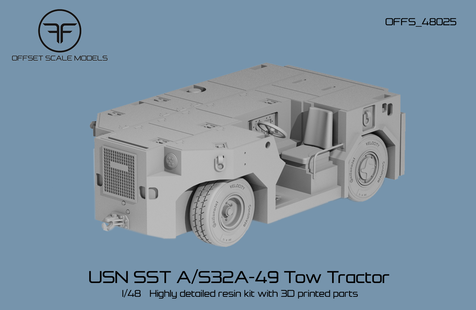 1:48 USN SST A/S32A-49 Tow Tractor
