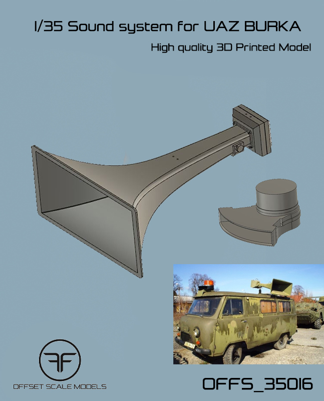 1:35 Burka Sound System for UAZ