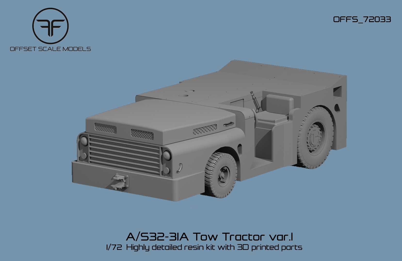 1:72 A/S32-31A USN Tow Tractor