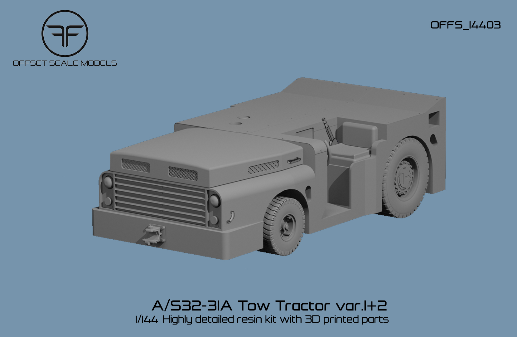 1:144 A/S32-31A USN Tow Tractor