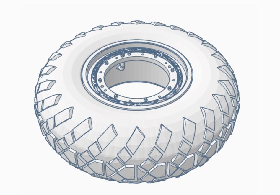 1:72 OT-64 SKOT- koleso bez náboja