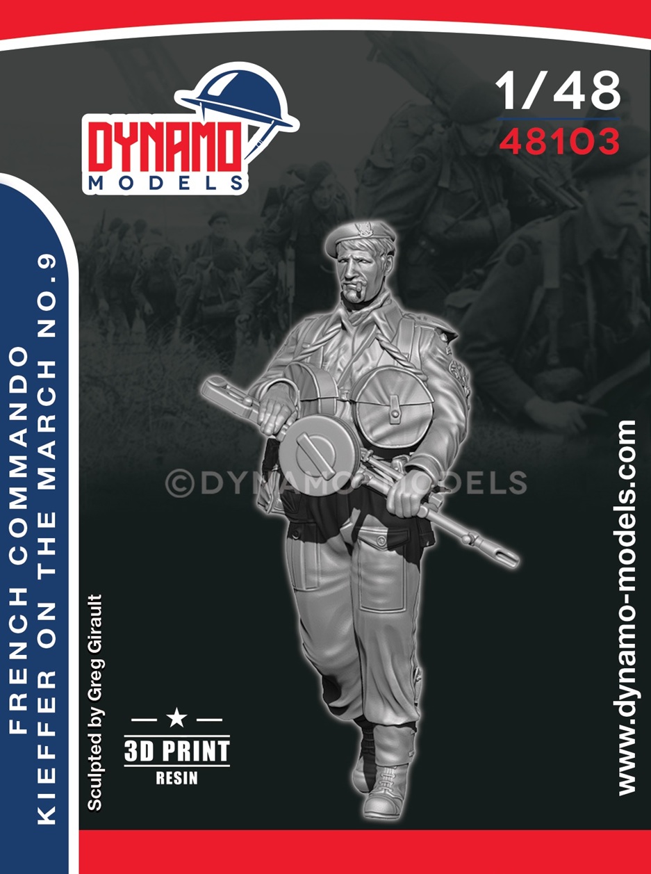 1:48 French Commando Kieffer Marching No.9