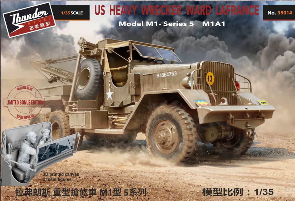 1:35 US Heavy Wrecker Ward LaFrance Model M1 - Series 5 M1A1 Limited Bonus Edition