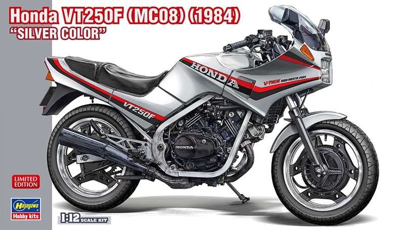 1:12 Honda VT250F (MC08) (1984) Silver Color