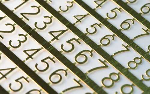 Decal Letters (lowercase) - white, 1-3mm