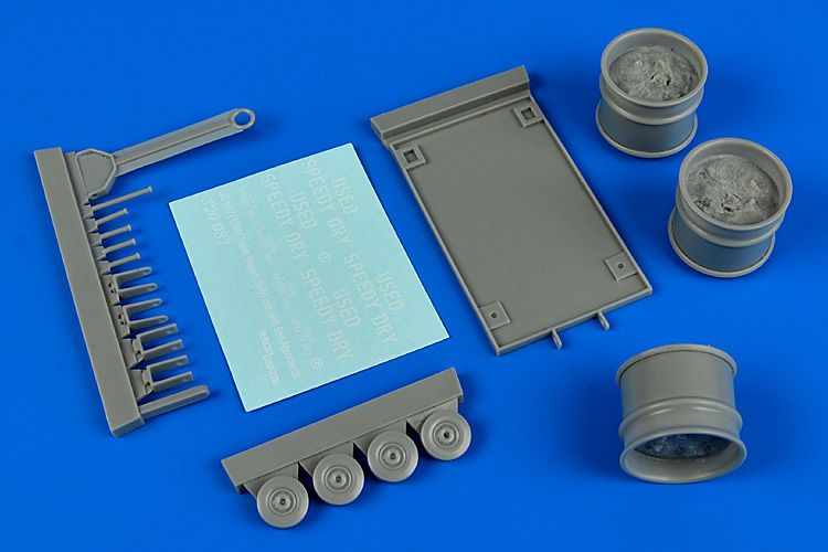 1:32 US NAVY utility trailer wagon 36x60 inch with spill absorbents