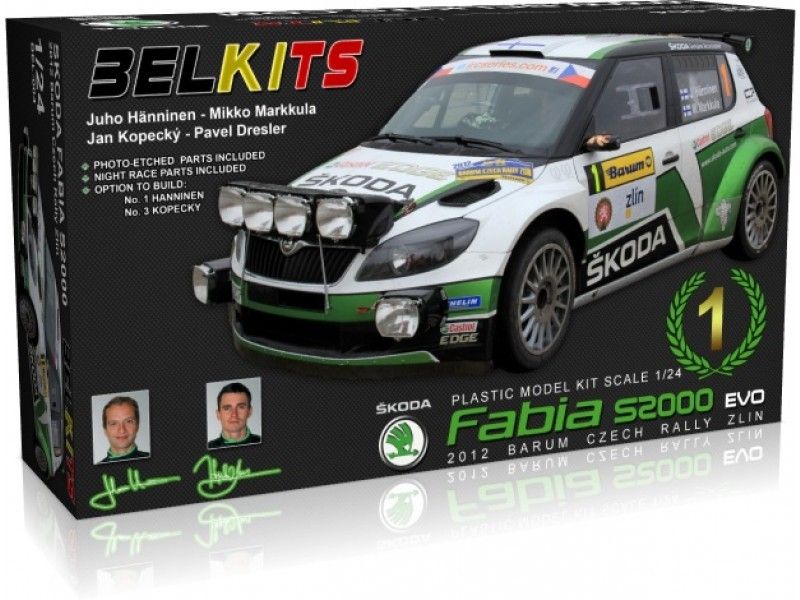 1:24 Škoda Fabia S2000 2012 Barum Czech Rally Zlín