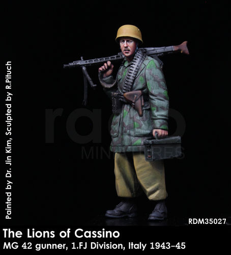 1:35 The Lions of Cassino / MG 42 gunner, 1. FJ Division, Italy 1943-45