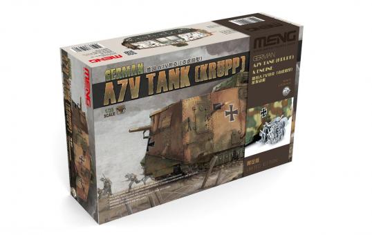 1:35 A7V Panzer (Krupp) mit Motor - Limited Edition