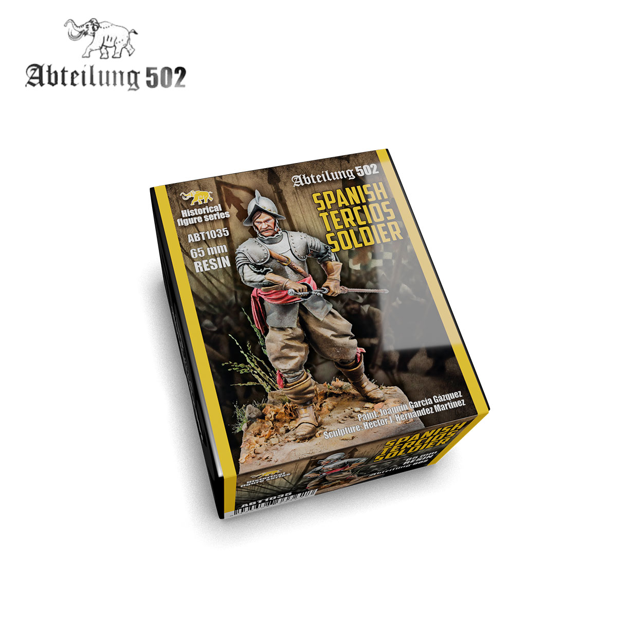 SPANISH TERCIOS SOLDIER (FIRST HALF OF THE 17TH CENTURY) – 65MM RESIN FIGURE