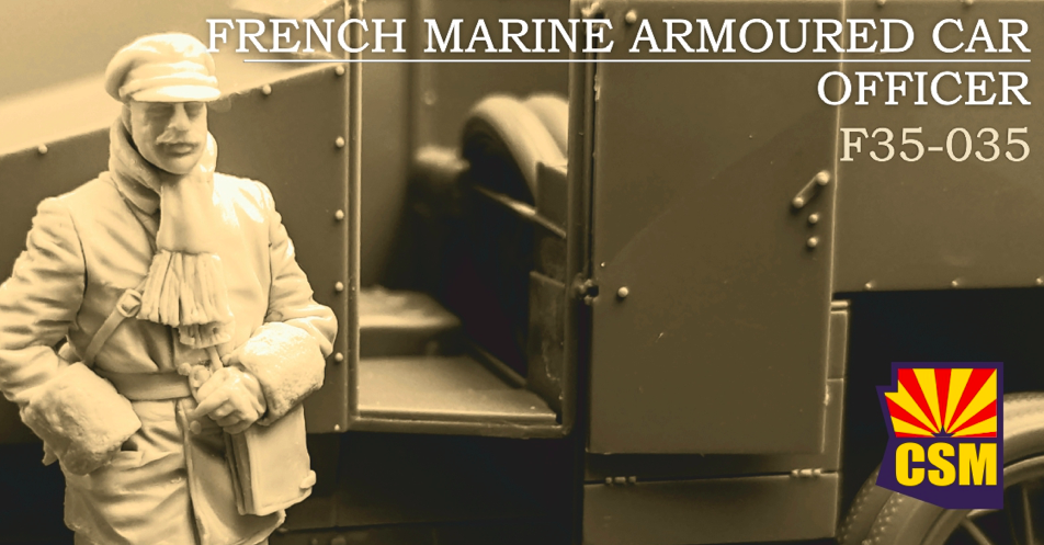 1:35 French Marine Armoured Car Officer