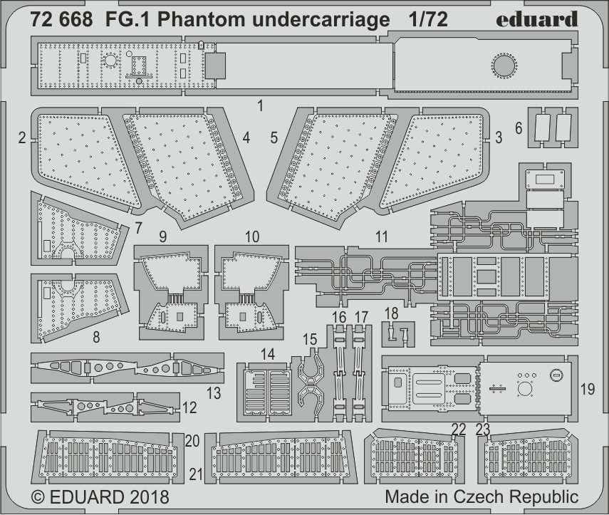 1:72 FG.1 Phantom undercarriage