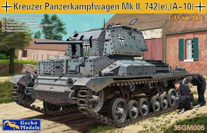 1:35 Kreuzer Panzerkampfwagen Mk. II, 742(e), (A-10)