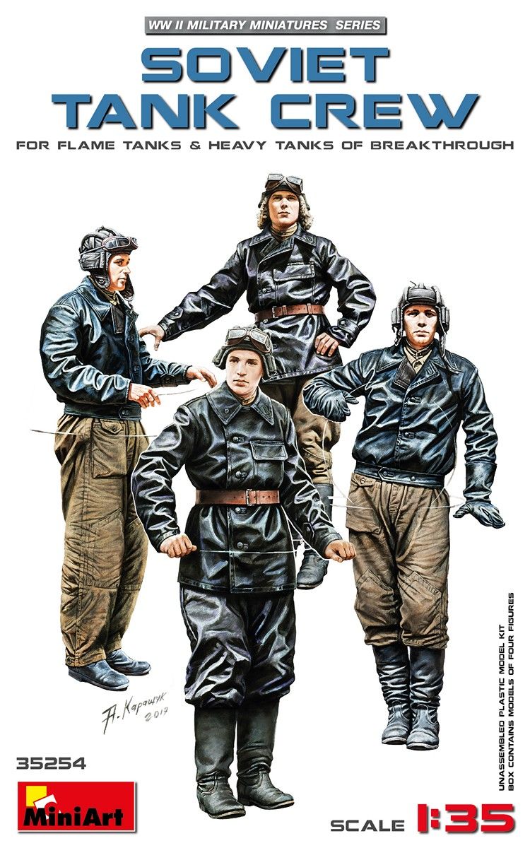 1:35 SOVIET TANK CREW (for Flame Tanks & Heavy Tanks of Breakthrough ...