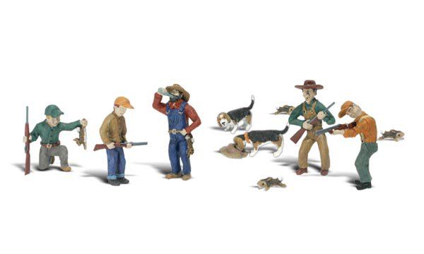 Rabbit Hunt - HO Scale