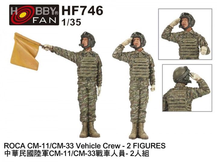 1:35 ROCA CM-11/CM-33 Vehicle Crew 2 Figures