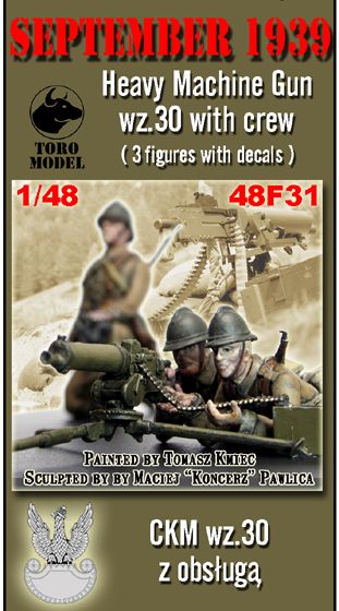 1:48 September 1939 - Heavy Machine gun wz.30 with crew