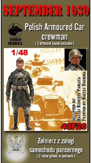 1:48 September 1939 - Polish Armoured Car crewman