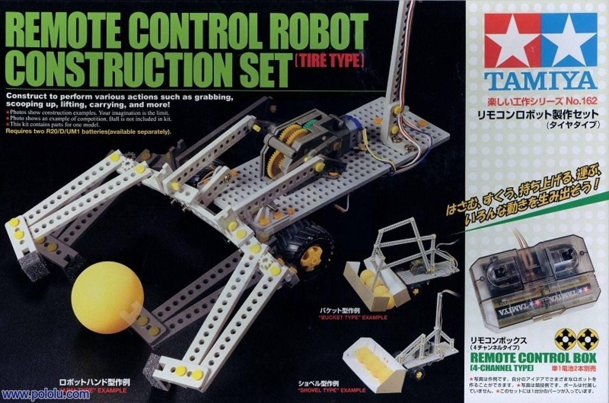REMOTE CONTROL ROBOT CONSTRUCTION SET (TYRE TYPE)