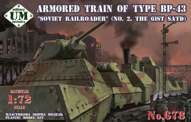 1:72 Armored Train Type BP-43 No 2 61st Satd