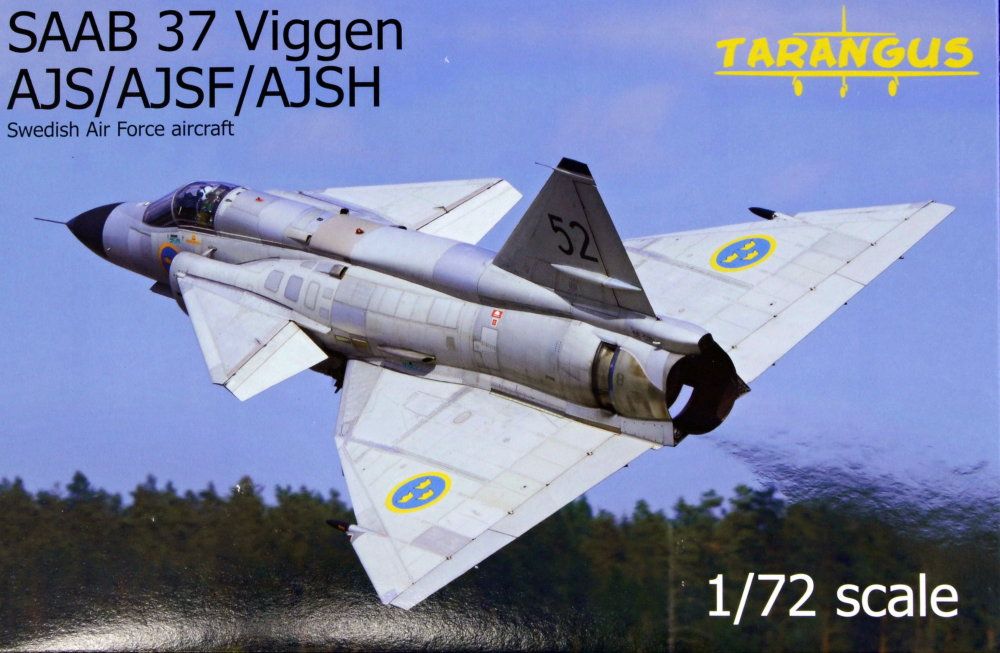 1:72 SAAB AJS/AJSF/AJSH 37 Viggen (4x camo)