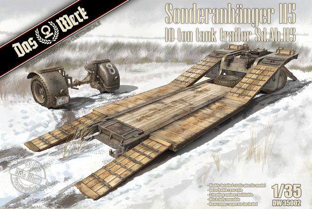 1:35 Sonderanhänger 115 10 Ton Tank Trailer