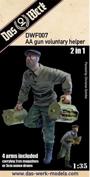 1:35 AA gun voluntary helper / Flak Hiwi