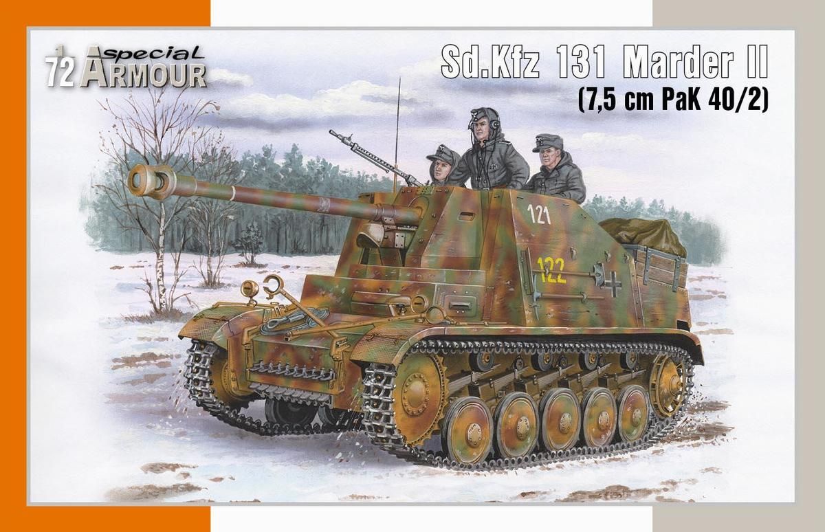 1:72 Sd.Kfz 131 Marder II (7,5 cm PaK 40/2)