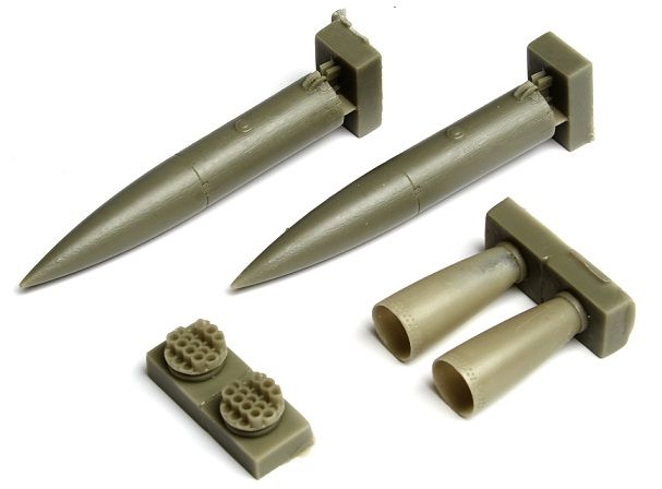 1:48 Rocket Pod m/57 for J32B Lansen & J35 Draken (2pcs)