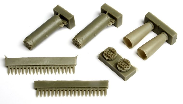 1:48 Rocket Pod m/57 without Front Cover for J32B Lansen & J35 Draken (2pcs)