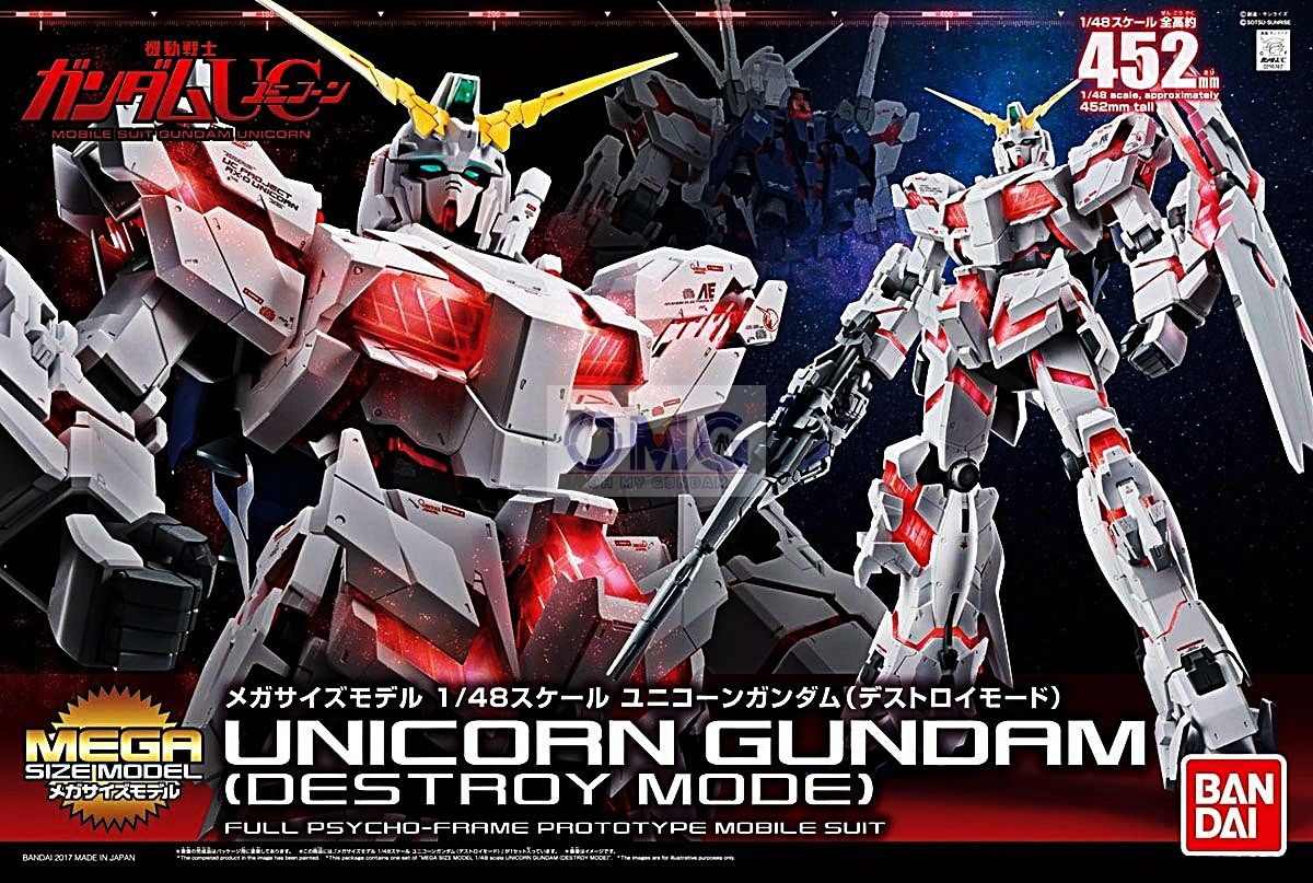 1:48 MEGA SIZE RX-0 Unicorn Gundam Destruction Mode