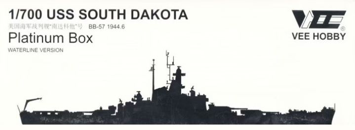 1:700 USS South Dakota Platinum Box