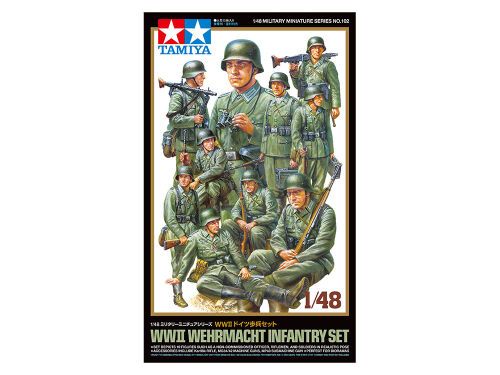 1:48 WWII Wehrmacht Infantry Set