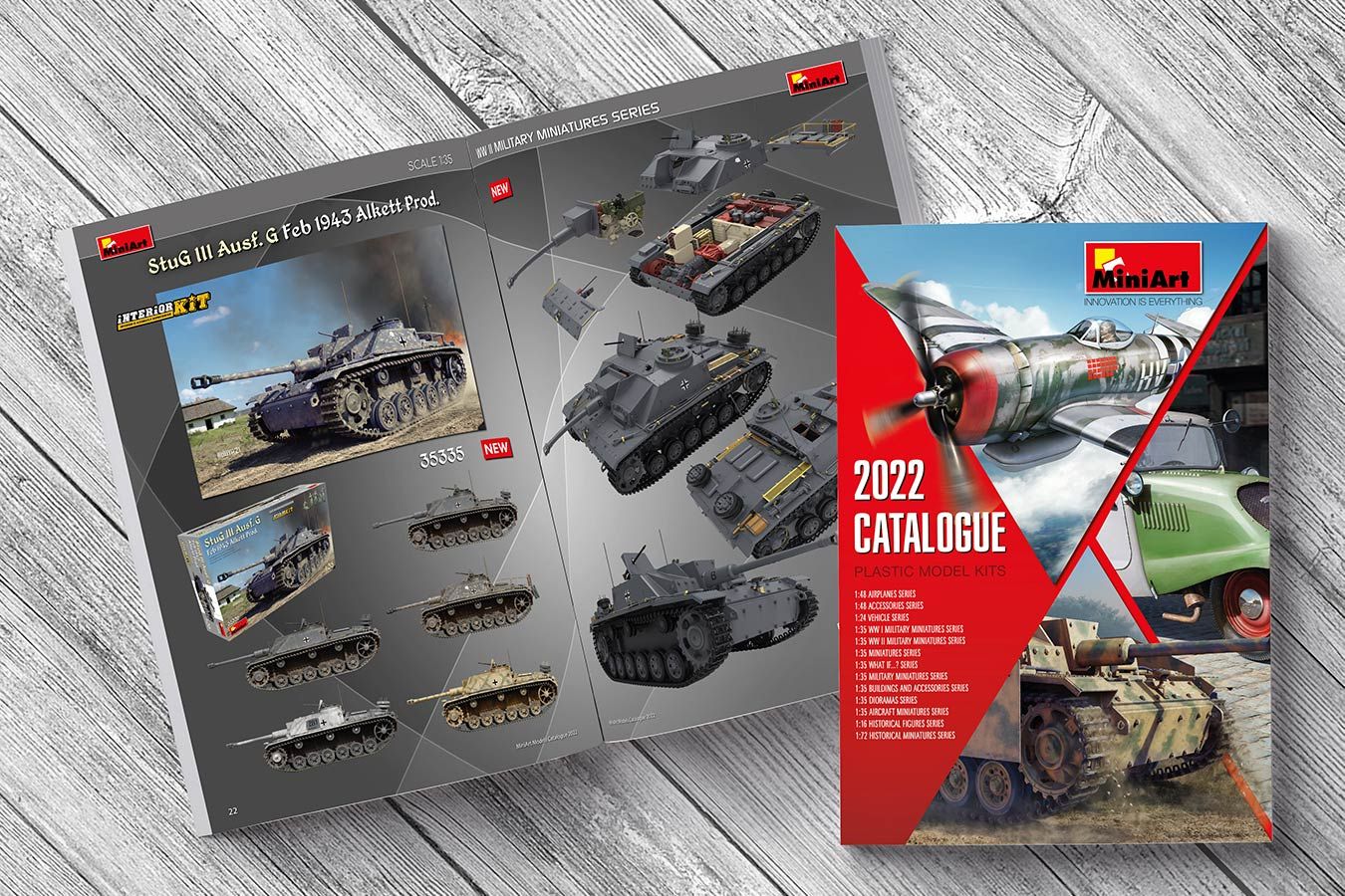 MiniArt Models Catalog 2022 MN modelář
