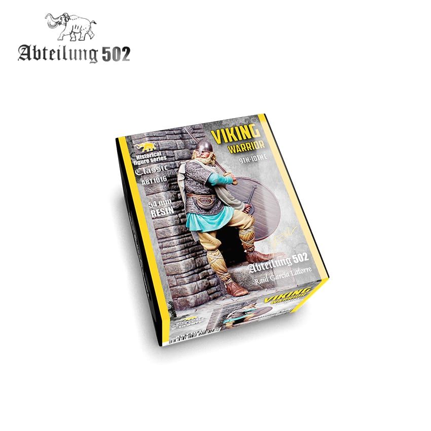 VIKING WARRIOR 9TH-10TH C. 54MM RESIN.