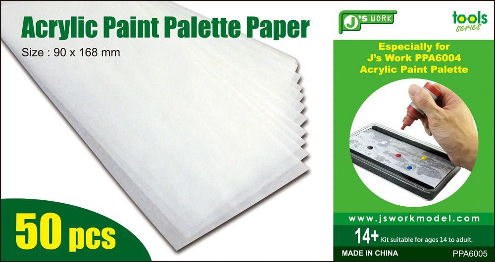 Acrylic Paint Palette Paper MN modelář
