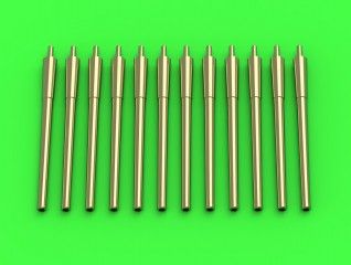 Master Model 1/700 USN Gun Barrels for Turrets w/Blastbags (12pcs) - SM700051 Master Model 1/700 USN Gun Barrels for Turrets w/Blastbags (12pcs) - SM700051