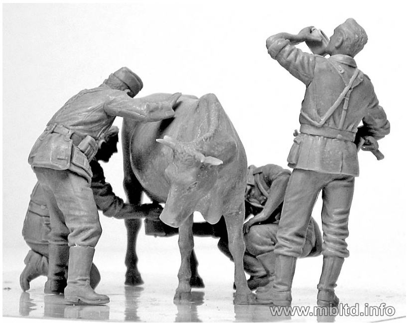 MasterBox MB3565 1/35 Deutsche Infanterie - Operation Milk Man Modellbausatz