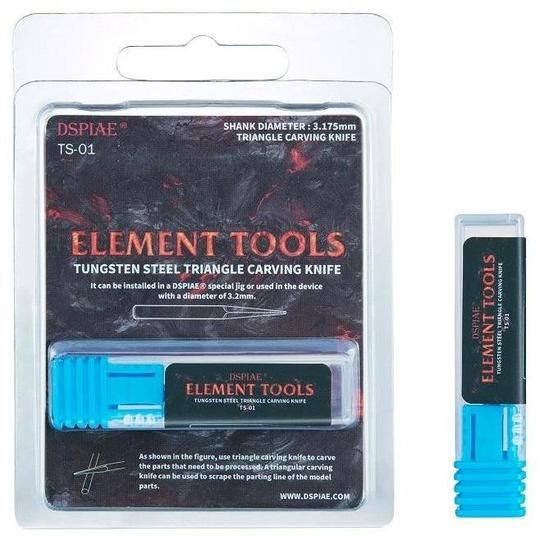 Tungsten Steel Triangle Carving Knife Mold Line Remover MN modelář