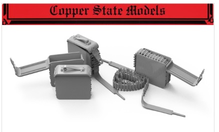 1:35 Russian Maxim MG ammunition boxes