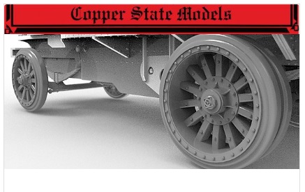 1:35 Garford-Putilov reinforced wheels (Naval type)