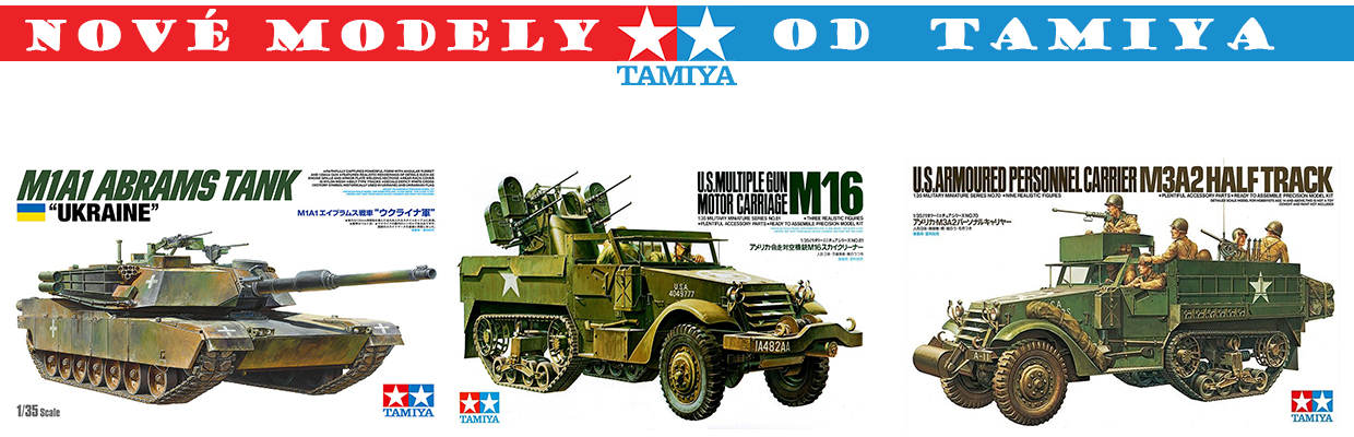 Novinky TAMIYA skladem
